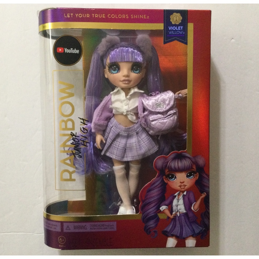 Rainbow Junior High Violet Willow Doll - New in Box